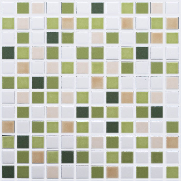 Vita Mosaic Porcelain Tile | Terrace Blend | Gloss