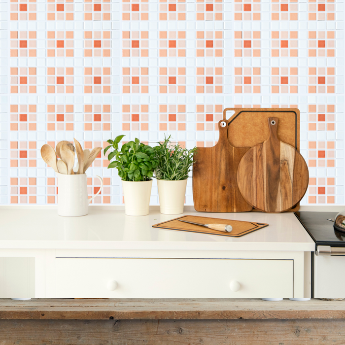 Vita Porcelain Mosaic Tile | Custom Pattern Blossom