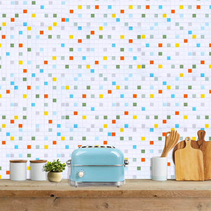 Vita Mosaic Porcelain Tile | Garden Blend