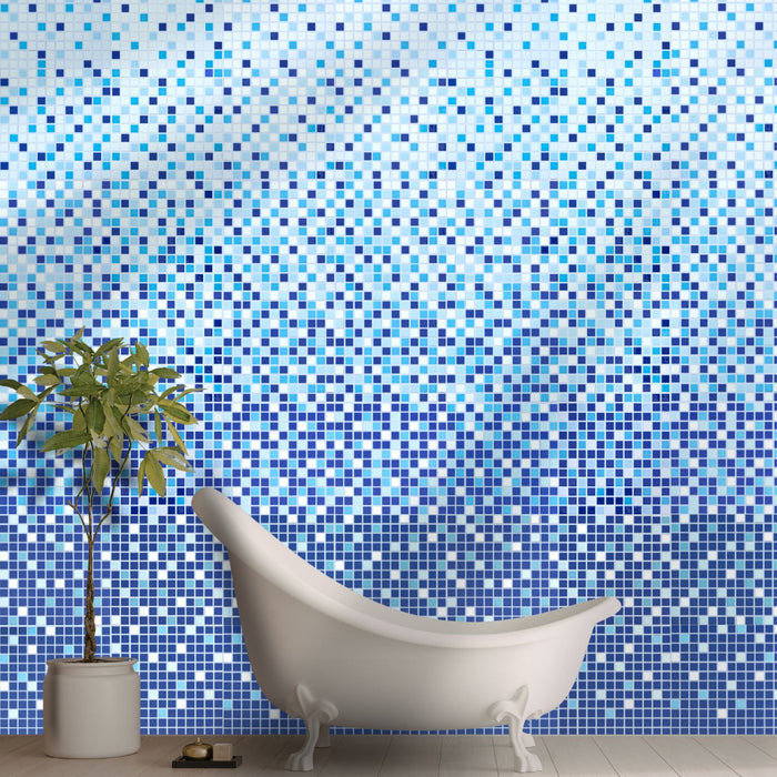 Vita Porcelain Mosaic Tile | Custom Pattern Gradient