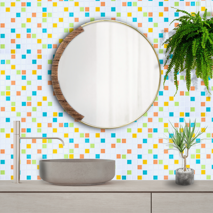 Vita Mosaic Porcelain Tile | Springtime Blend