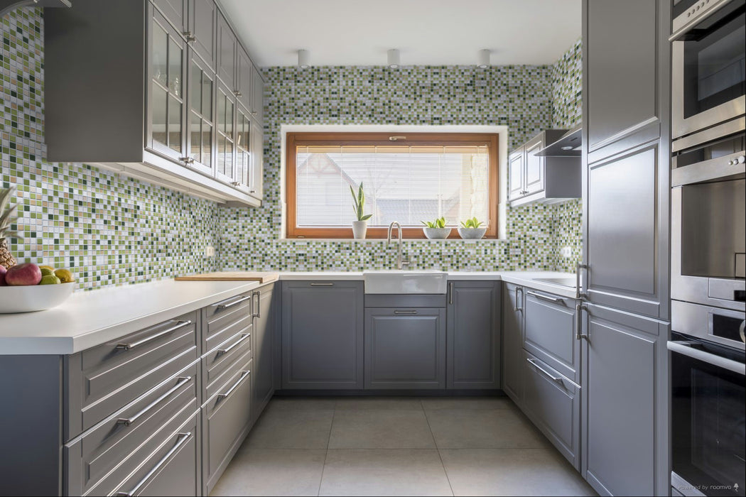 Vita Mosaic Porcelain Tile | Terrace Blend