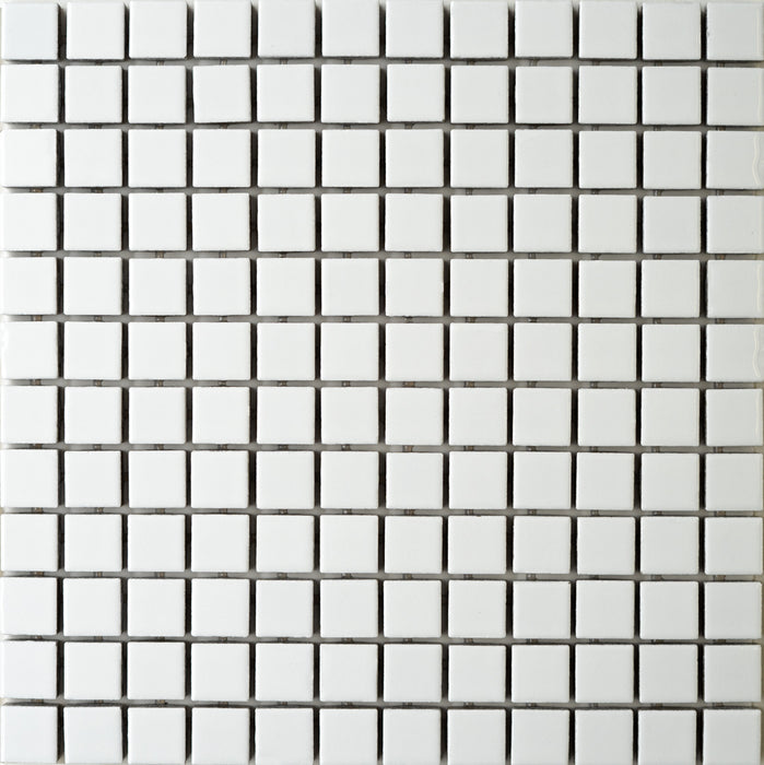 Sample of Vita Mosaic Tile | White | Gloss