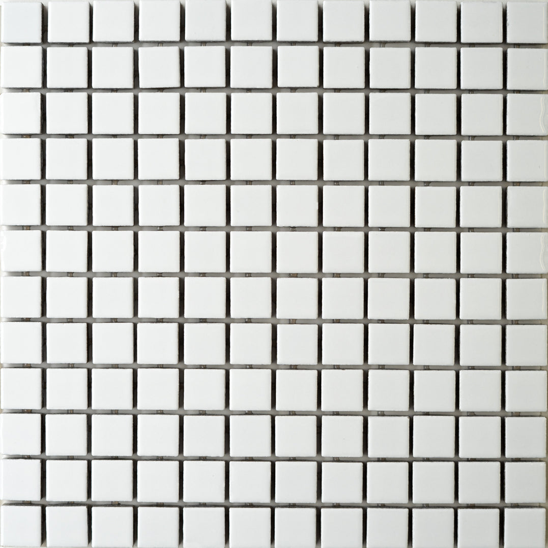 Vita Mosaic Porcelain Tile | White | Gloss — Modwalls