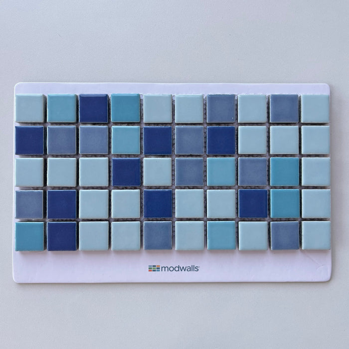 Vita Mosaic Porcelain Tile | Blue Dream Blend