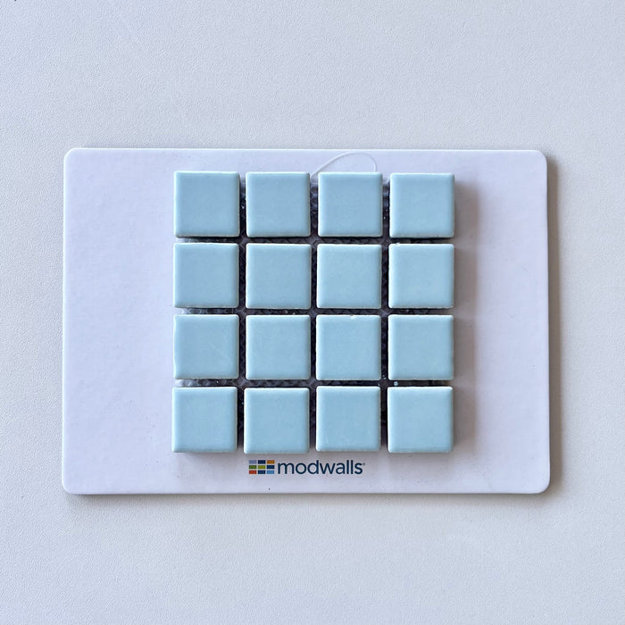 Vita Mosaic Porcelain Tile | Soft Blue