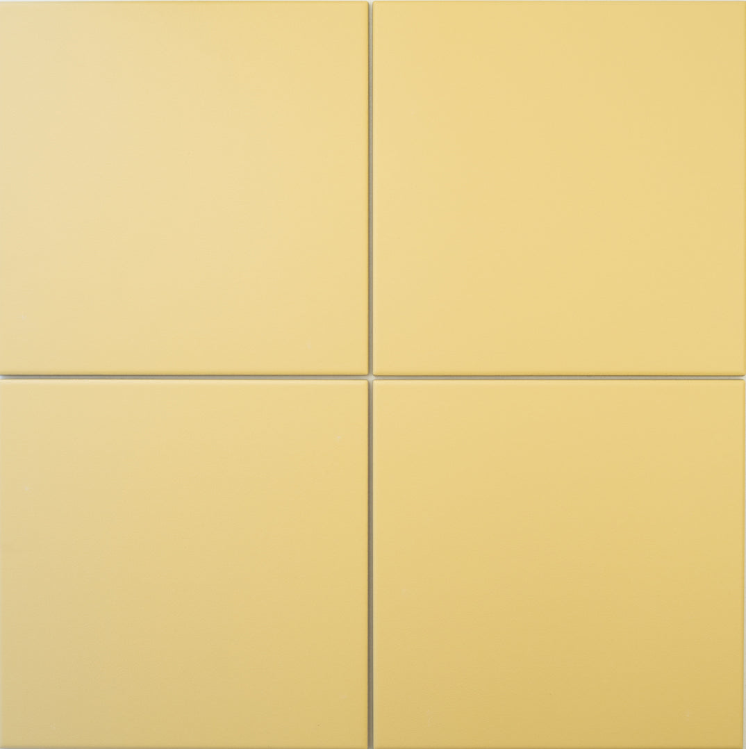 Modwalls | ColorBlock Porcelain Floor & Outdoor Tile | Warm Sand | Yellow