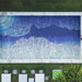 This depicts a custom porcelain tile mural. 