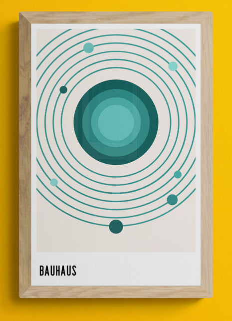 ModPrints | 11"x17" Art Print | Bauhaus Orbit