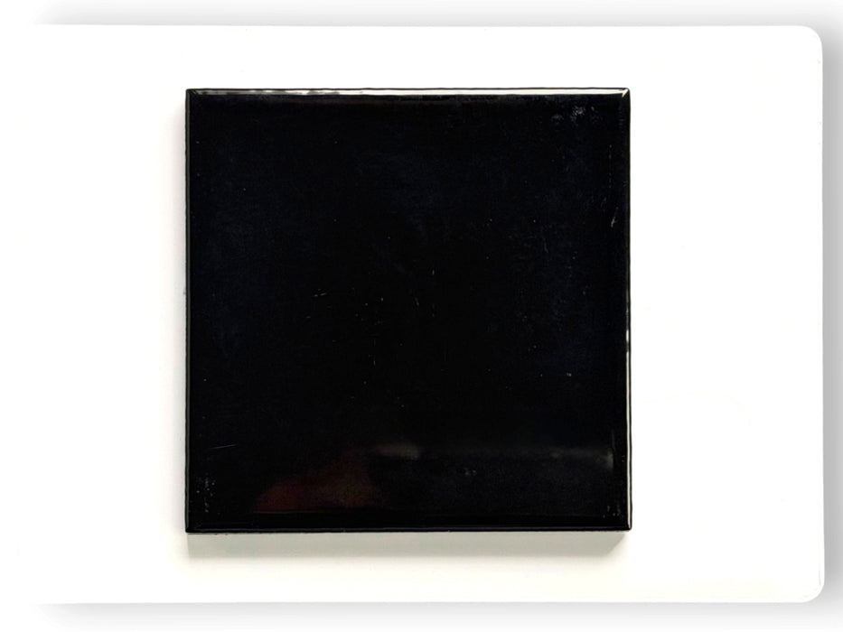 Element Porcelain Tile | 4x4 | Gloss | Midnight Black