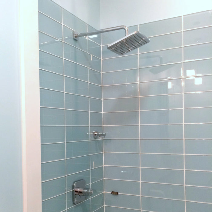 Modwalls Lush Glass Subway Tile | Vapor 4x12 | Modern tile for backsplashes, kitchens, bathrooms, showers