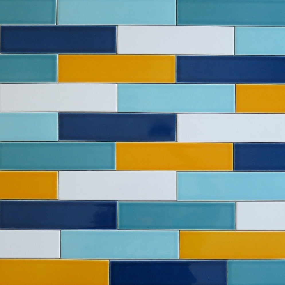 Kiln Ceramic 2x8 Subway Tile | Modwalls Designer Tile