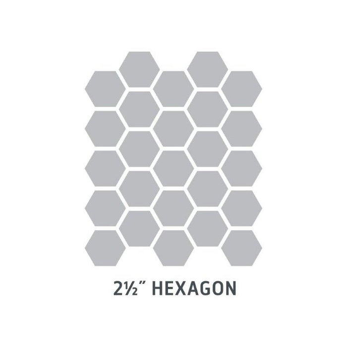 2 1/2" Hexagon