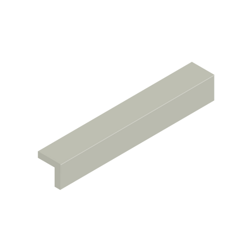 Modwalls Basis Handmade Ceramic Tile | Right Angle Trim | Modern tile for backsplashes, kitchens, bathrooms, showers & feature areas. 