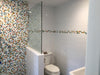 Modwalls Brio Glass Mosaic Tile | Logo Blend | Colorful Modern & Midcentury glass tile for kitchens, bathrooms, backsplashes, showers, floors, pools & outdoors. 