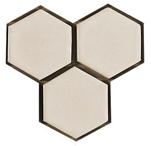 Sample of Clayhaus Mosaic Hexagon 2" Ceramic Tile