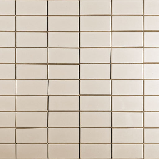 Modwalls Clayhaus Ceramic Mosaic 2x4 Stacked Tile | 103 Colors | Modern tile for backsplashes, kitchens, bathrooms and showers
