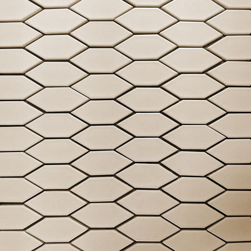 Modwalls Clayhaus Ceramic Mosaic Crystal Hex Pattern A Tile | 103 Colors | Modern tile for backsplashes, kitchens, bathrooms and showers