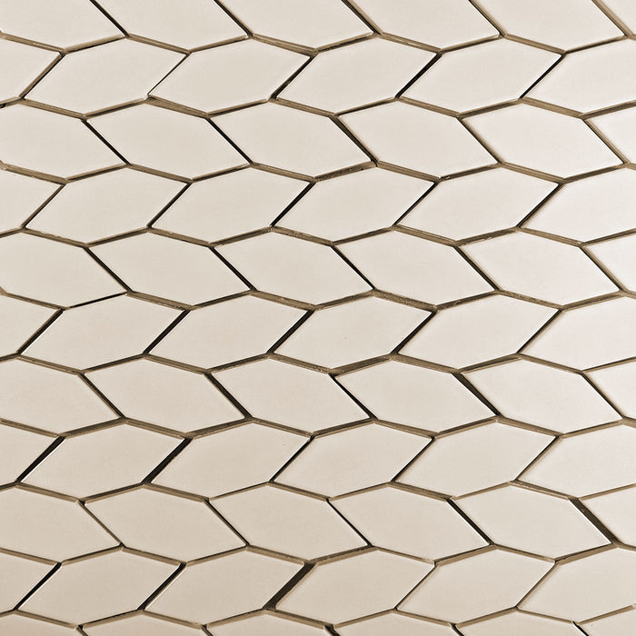 Modwalls Clayhaus Ceramic Mosaic Crystal Hex Pattern B Tile | 103 Colors | Modern tile for backsplashes, kitchens, bathrooms and showers