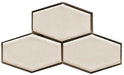 Sample of Clayhaus Mosaic Mini-Stretch Hex Ceramic Tile