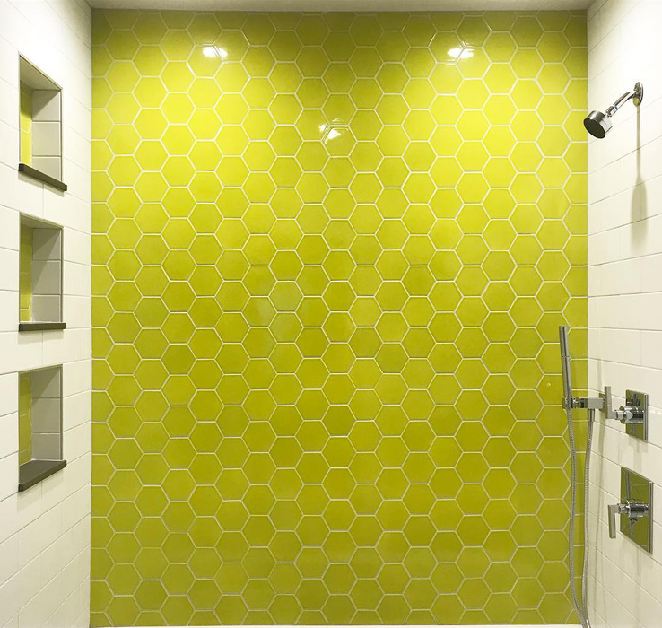 Kiln Ceramic 5" Hexagon Tile | 125+ Colors