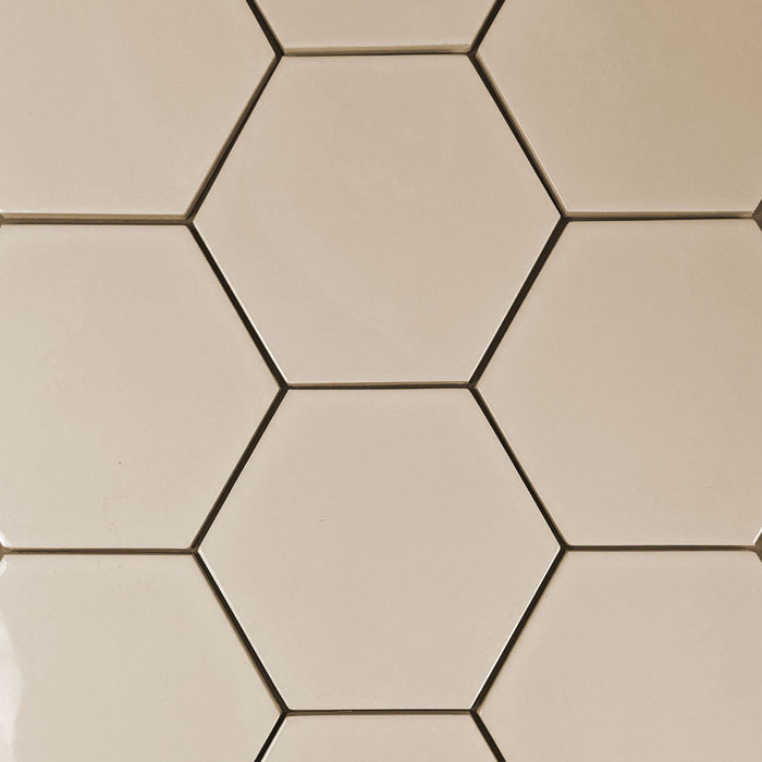Modwalls Kiln Ceramic 5" Hexagon Tile | 105 Colors | Modern tile for backsplashes, kitchens, bathrooms and showers