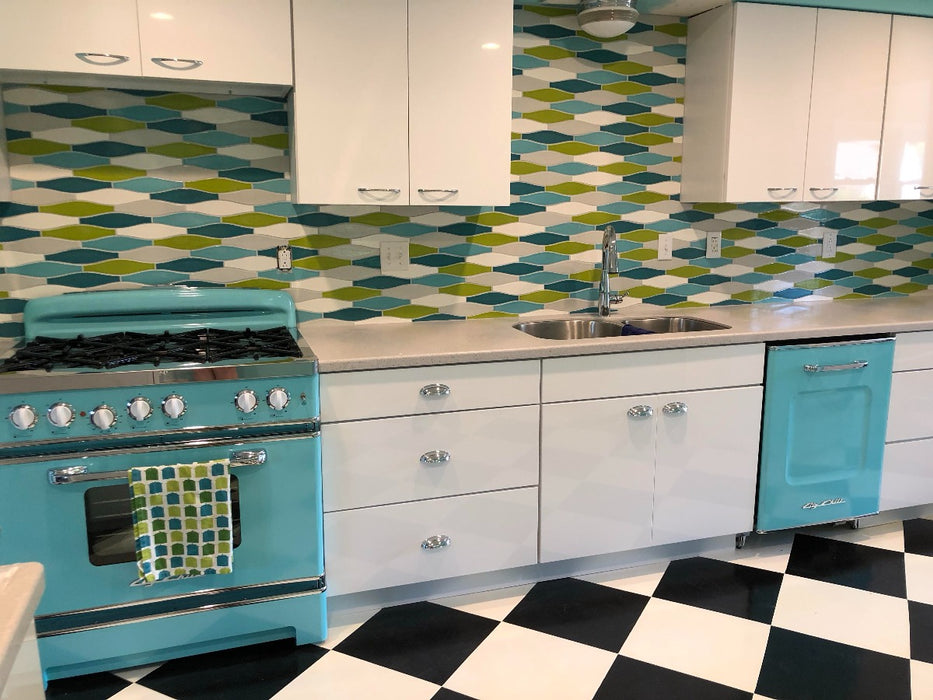 Modwalls Kiln Ceramic Minnow Tile | 103 Colors | Modern tile for backsplashes, kitchens, bathrooms and showers