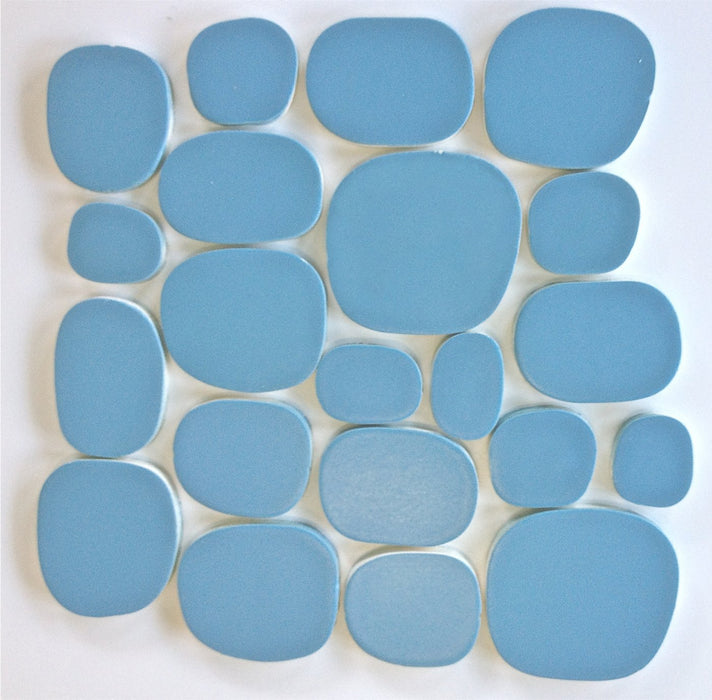 Modwalls Rex Ray Studio Rox Sputnik Tile | Blue | Modern tile for backsplashes, kitchens, bathrooms, showers, pools, outdoor and floors
