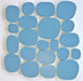 Modwalls Rex Ray Studio Rox Sputnik Tile | Blue | Modern tile for backsplashes, kitchens, bathrooms, showers, pools, outdoor and floors