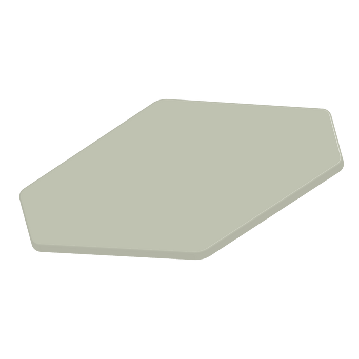 Modwalls Basis Stretch Hexagon Ceramic Tile |  Sample