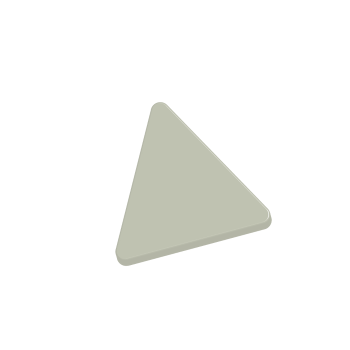 Modwalls Basis Triangle 8" Ceramic Tile | Sample 
