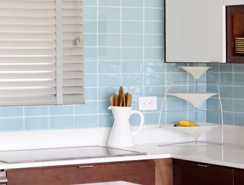 Modwalls Lush Glass Subway Tile | Vapor 3x6 | Modern tile for backsplashes, kitchens, bathrooms, showers