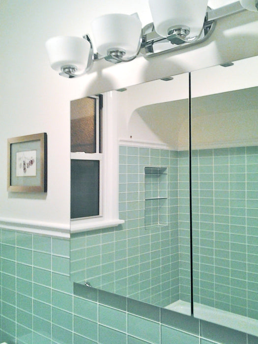 Modwalls Lush Glass Subway Tile | Surf 3x6 | Modern tile for backsplashes, kitchens, bathrooms, showers