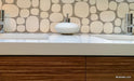 Modwalls Rex Ray Studio Rox Lunar Tile | White | Modern tile for backsplashes, kitchens, bathrooms, showers, pools, outdoor and floors